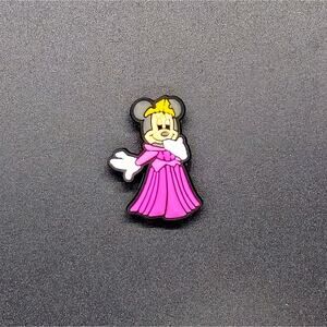 (5/$15) Minnie Sleeping Beauty Croc Charm